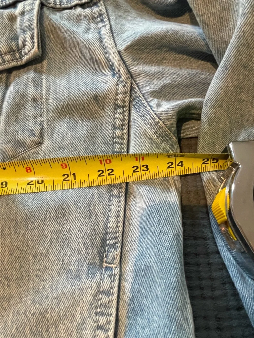 Levi's Light Wash Denim Jacket in Blue - Picture 6 of 10